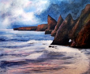 Light at Duncansby Stacks