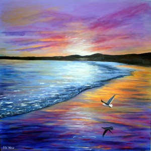 Reflections Seascape Painting