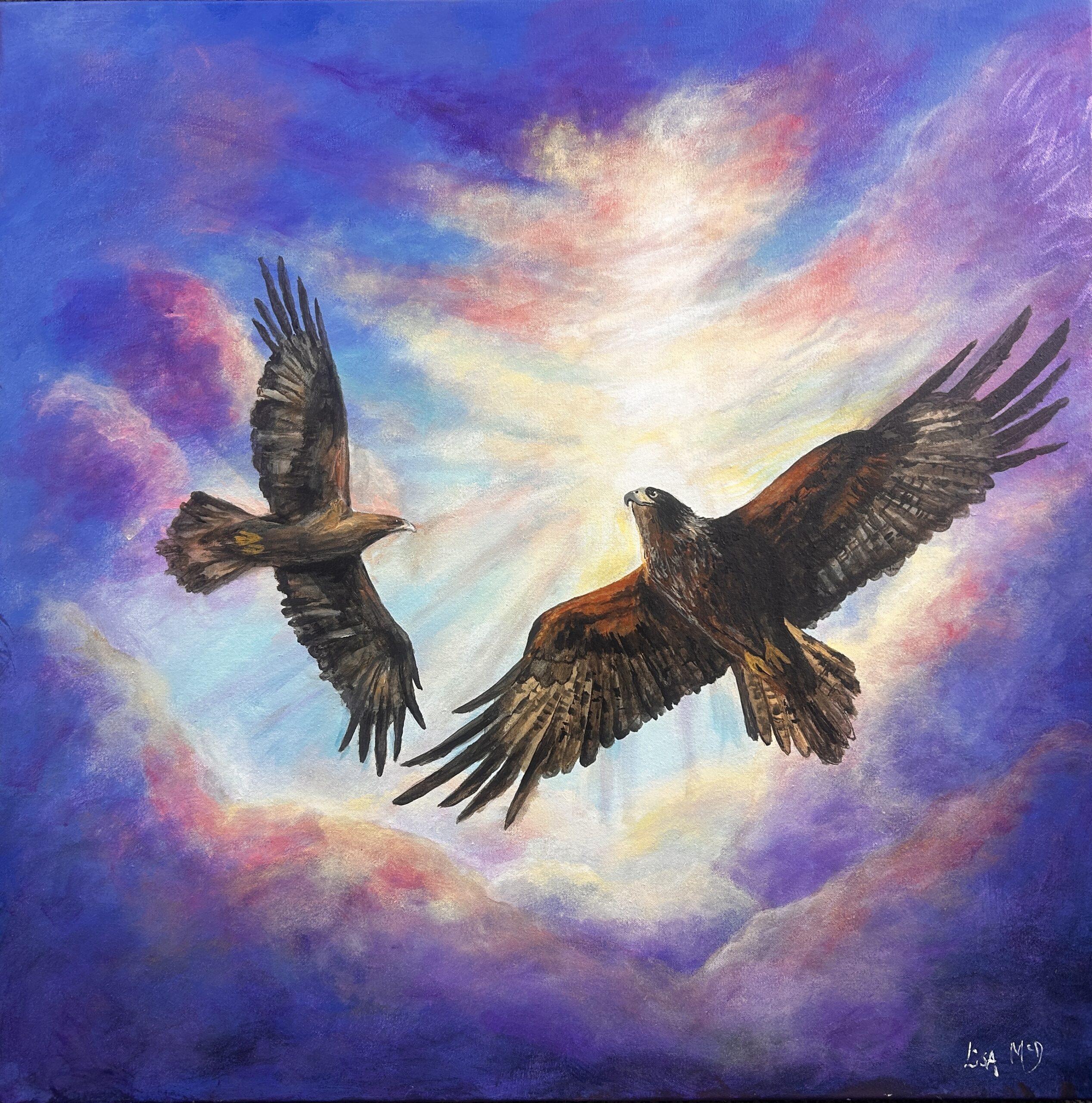 Eagle Spiritual Painting